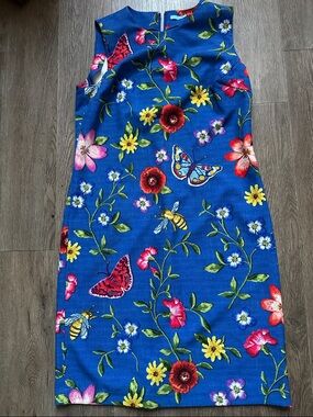 J.McLaughlin Belinda floral butterfly sleeveless dress